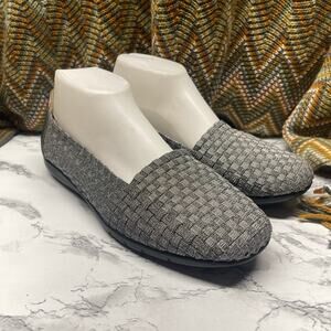 Comfortview Bethany Woven Women Flats Shoes size 9 Mint